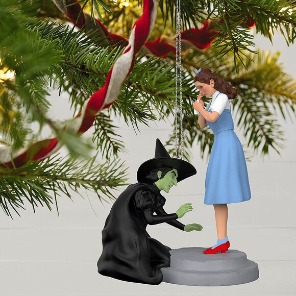 New! Wizard of Oz Wicked Witch & Dorothy Hallmark Keepsake Christmas Ornament - Picture 5 of 5